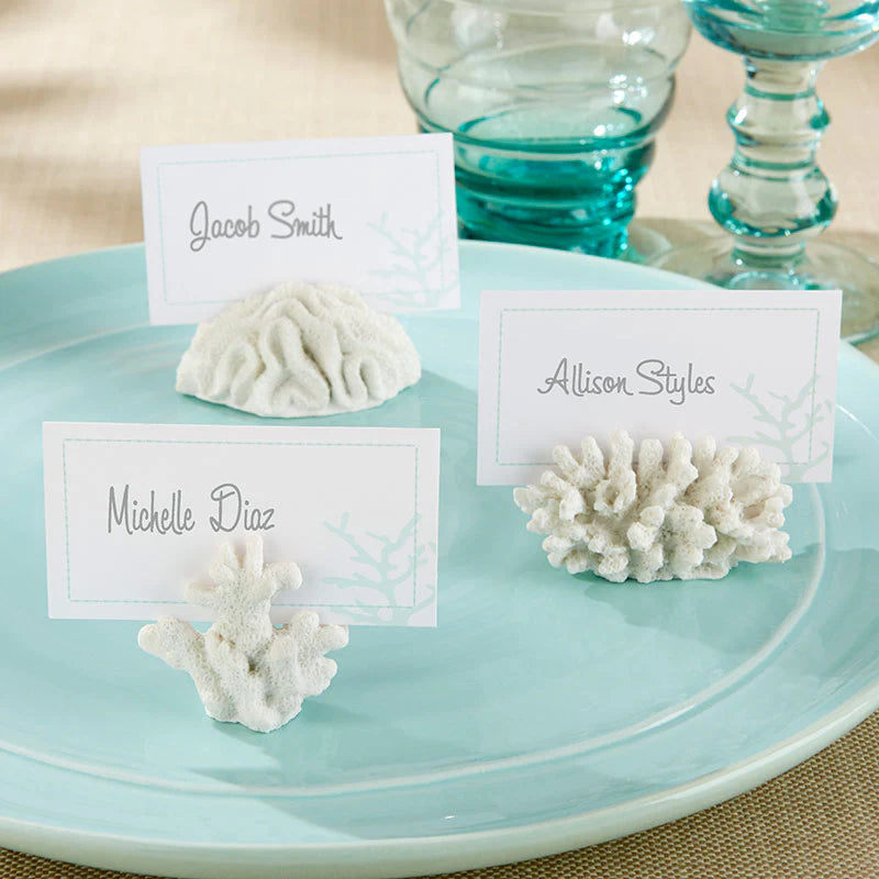 Seven Seas Coral Place Card/Photo Holder (Set of 6)