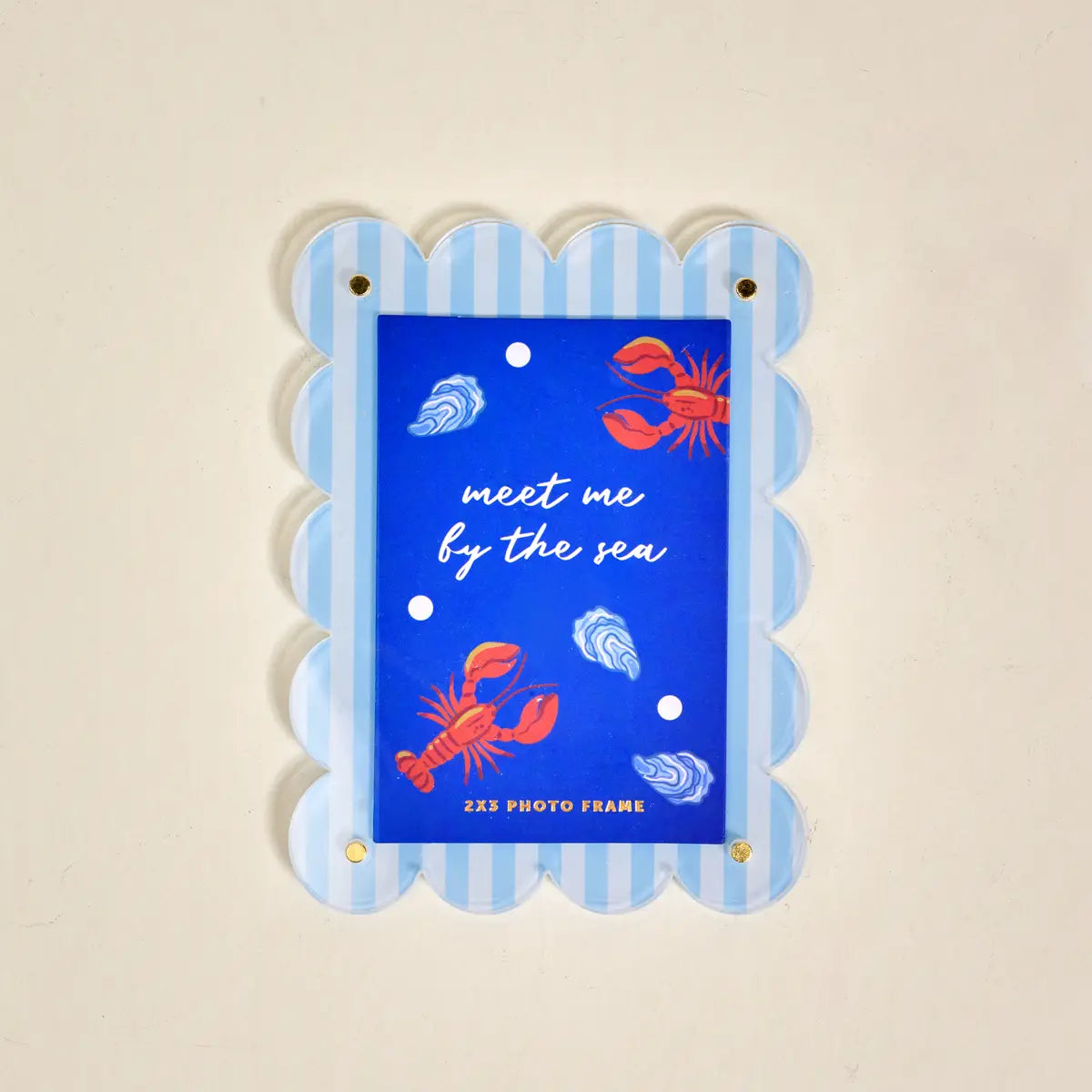 Mini Acrylic Picture Frame Magnet–Coastal Catch