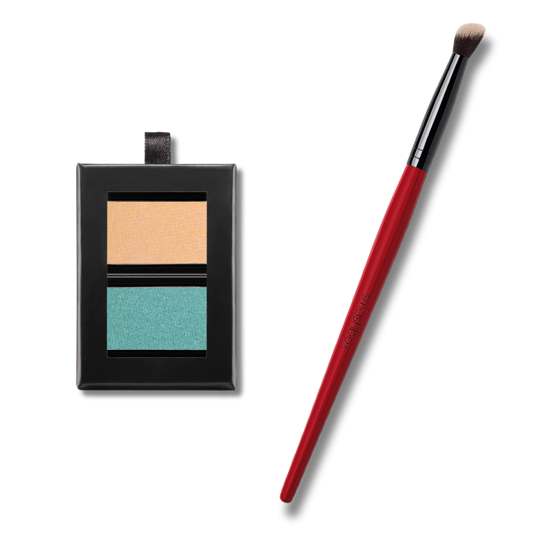 Smashbox Eyeshadow Brush + Butter London ShadowClutch Wardrobe Eyeshadow Duo Bundle