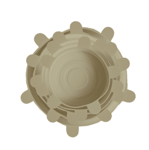 Silicone Stretch Lids (Set of 5) - Taupe