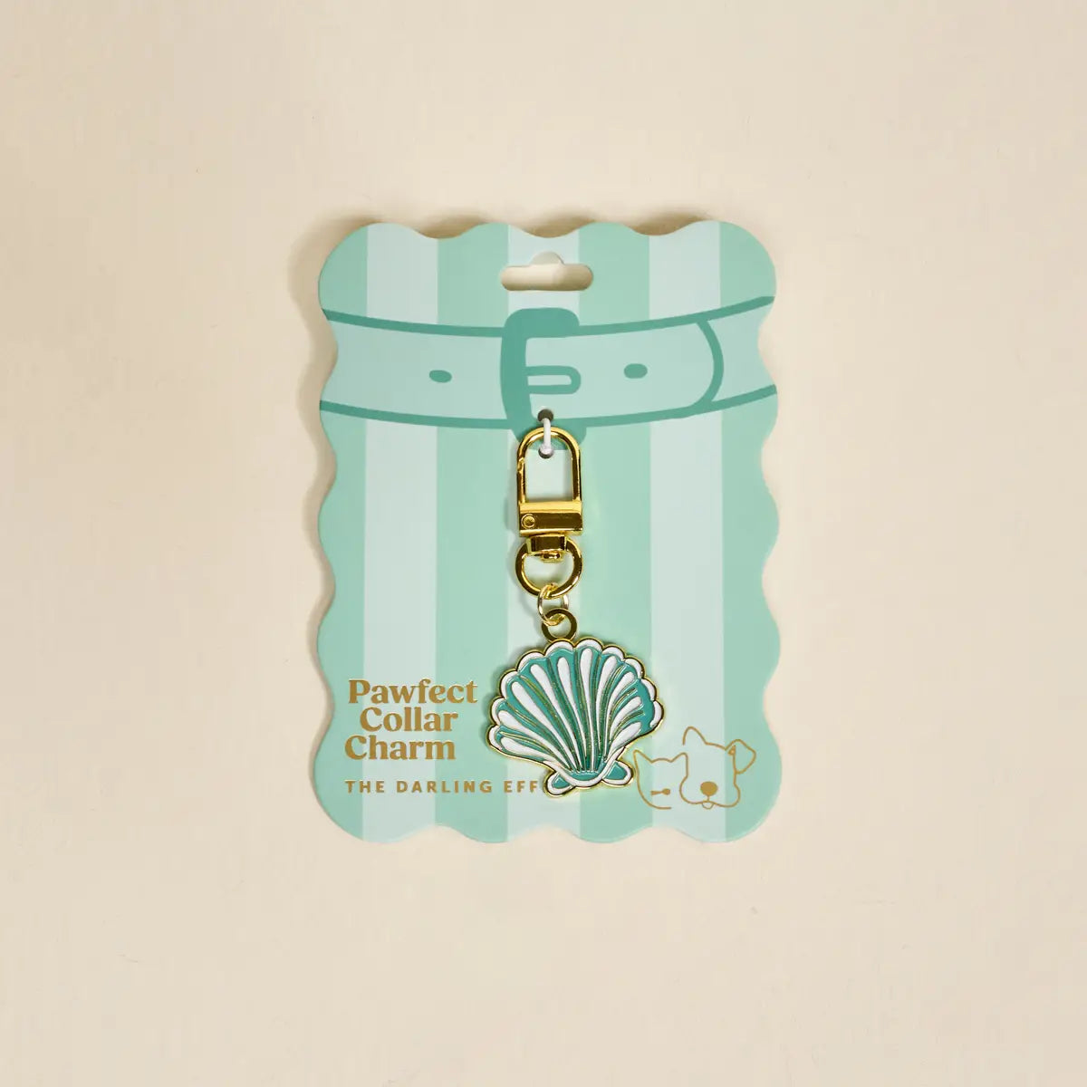 Pawfect Collar Charm–Seashell