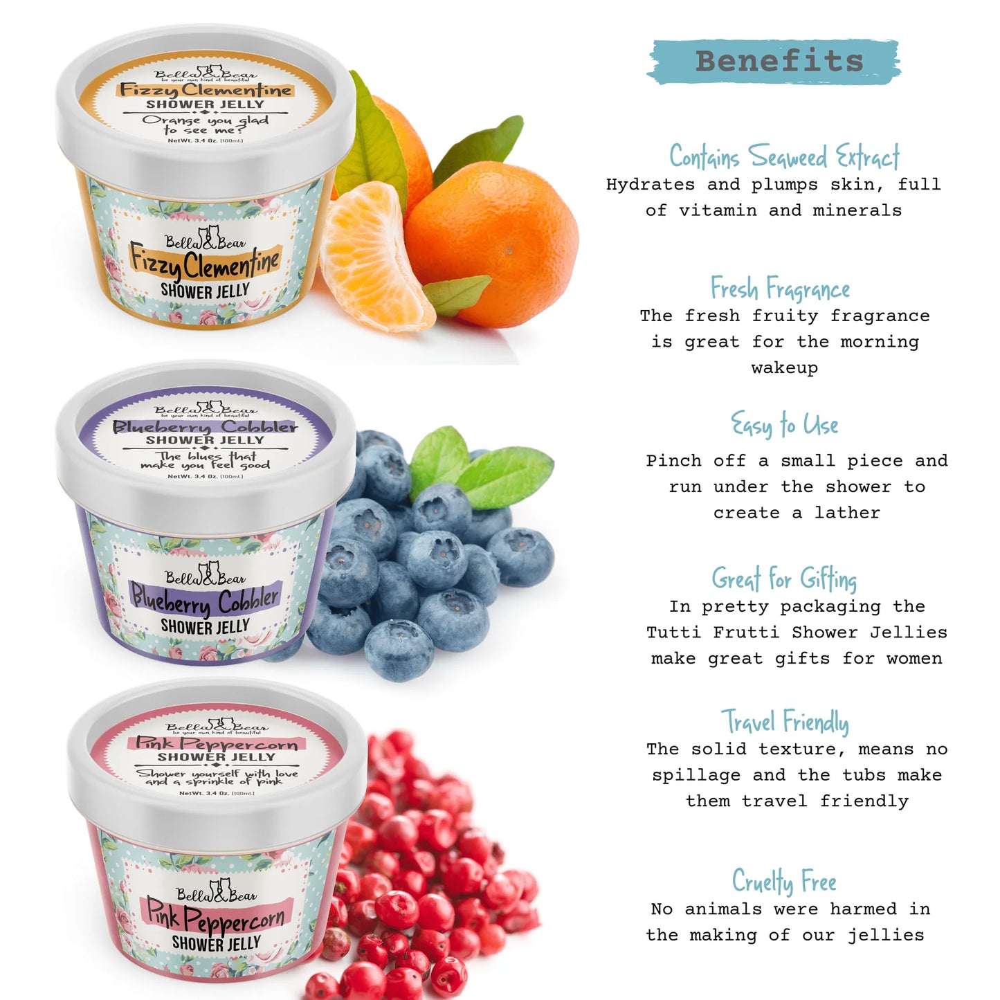 Tutti Frutti Shower Jelly Gift Set