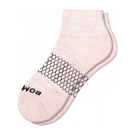 Bombas Light Pink Thicker Sparkly Quarter