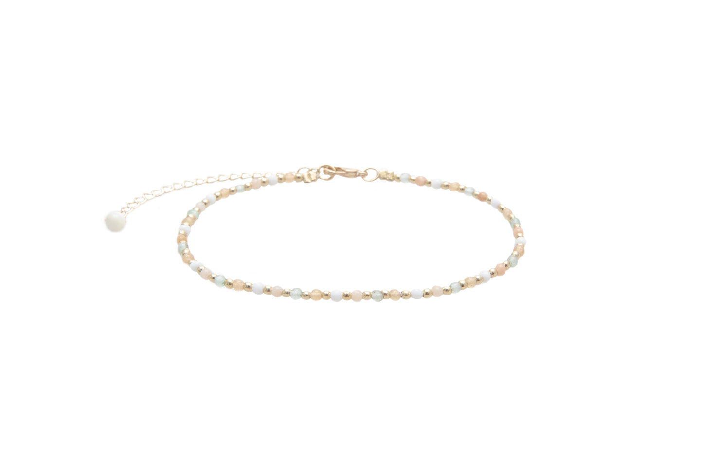 Good Fortune + Growth Healing 2mm Anklet