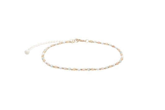 Good Fortune + Growth Healing 2mm Anklet