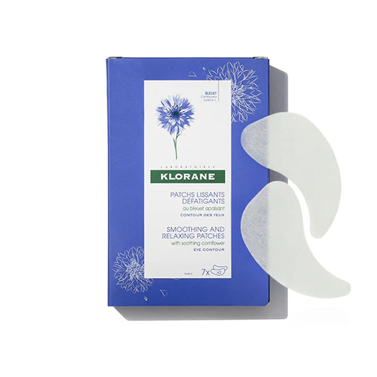 Smoothing and relaxing patches with soothing cornflower 7 sets