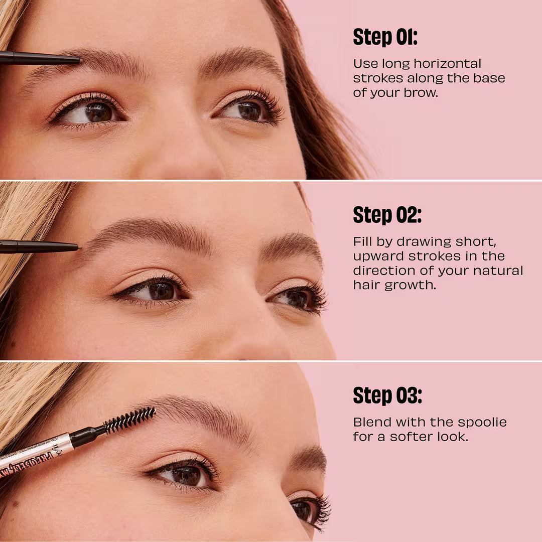 Precisely, My Brow Pencil Waterproof Micro-Precision Eyebrow Definer - Neutral Medium Brown 3.5