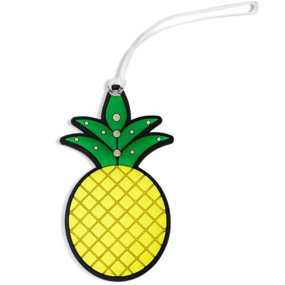 Silicone Luggage Tag - Pineapple