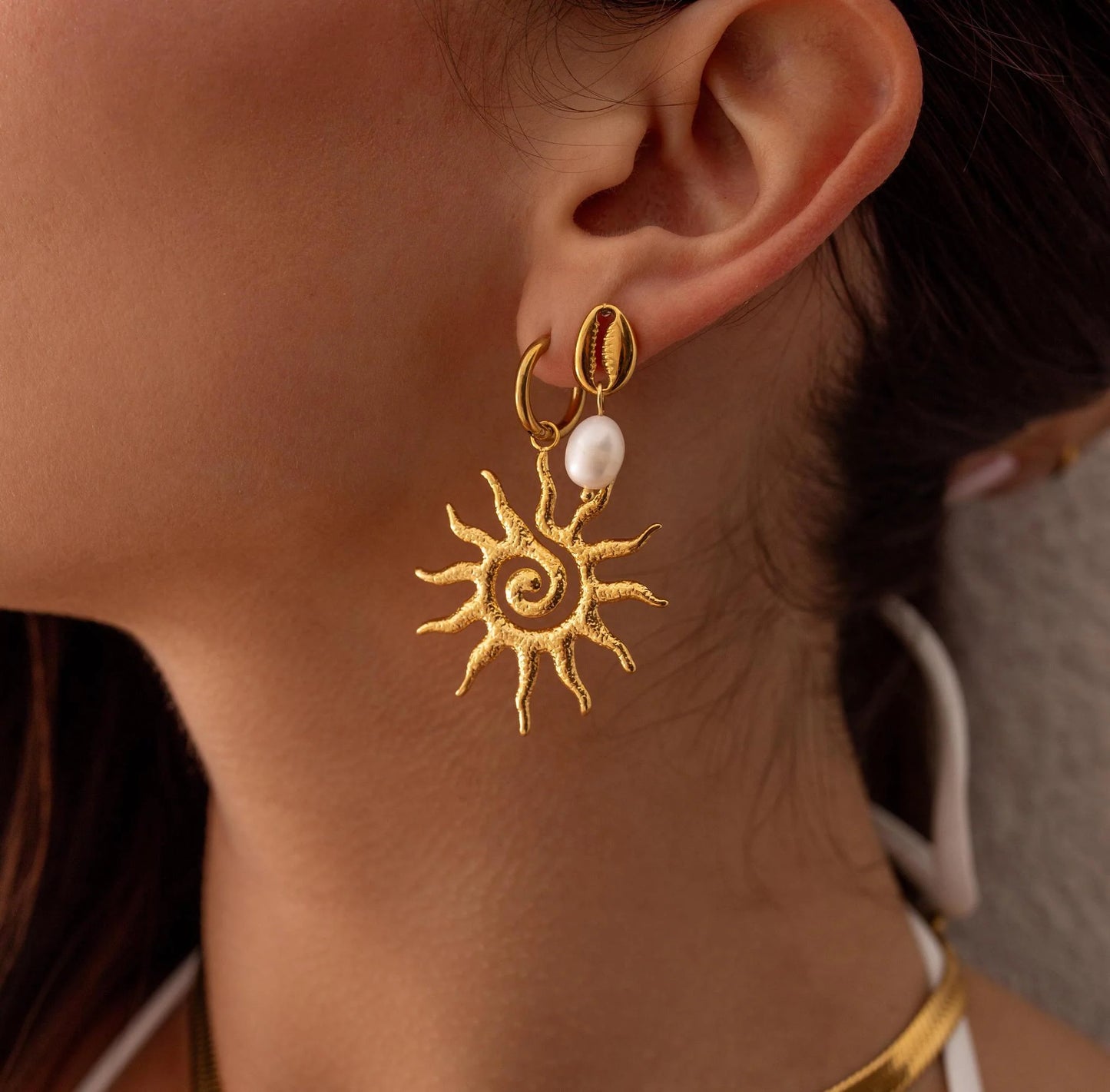 Solana Earrings - Gold