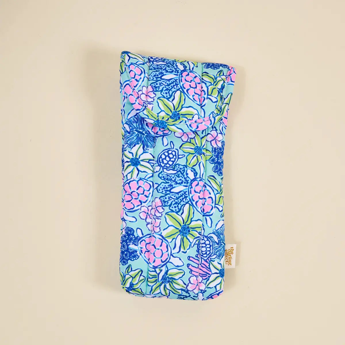 Puffy Sunglasses Case–Coastal Cove