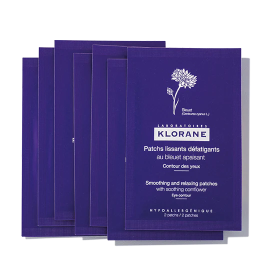 Smoothing and relaxing patches with soothing cornflower 7 sets