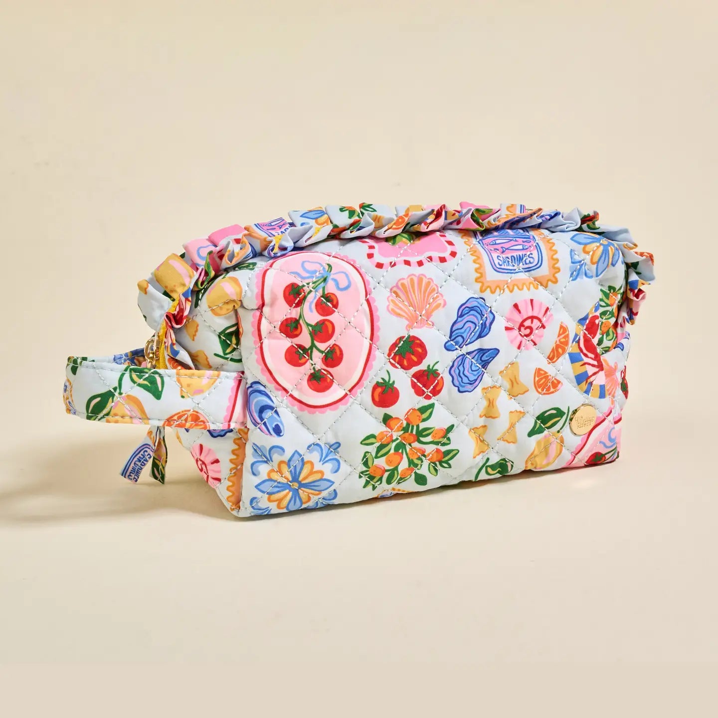 Essentials Quilted Cosmetic Pouch-Ciao Bella