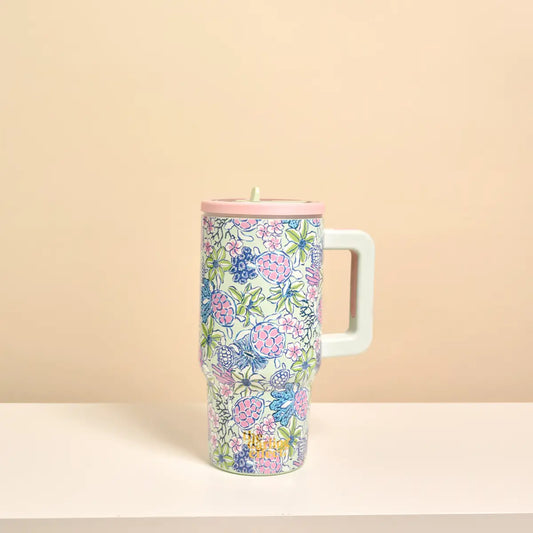 20 oz Lifestyle Flip Straw Tumbler–Coastal Cove