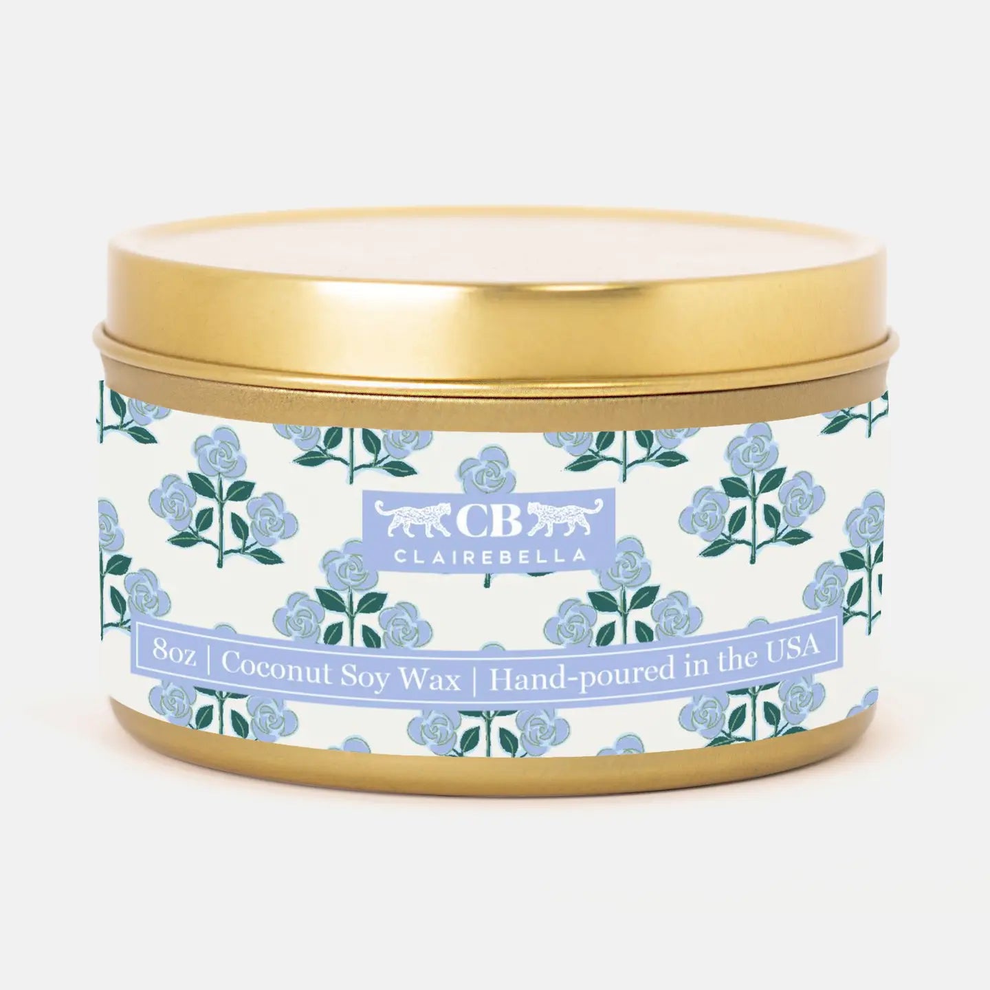 Betsy Blue Candle | Ocean Breeze Scent | Tin Candle