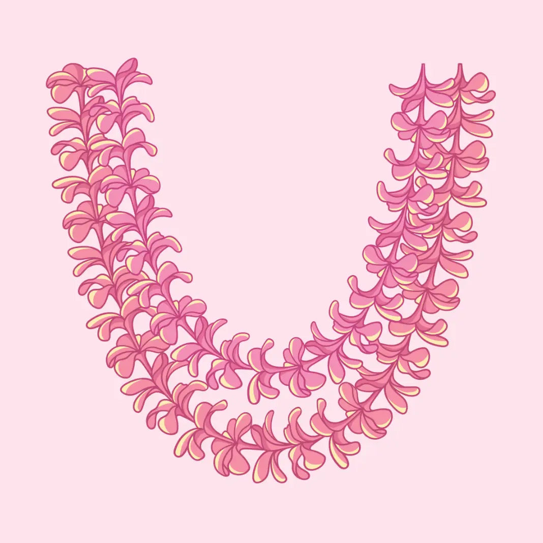 Double Strand Plumeria, Air Freshener - Guava