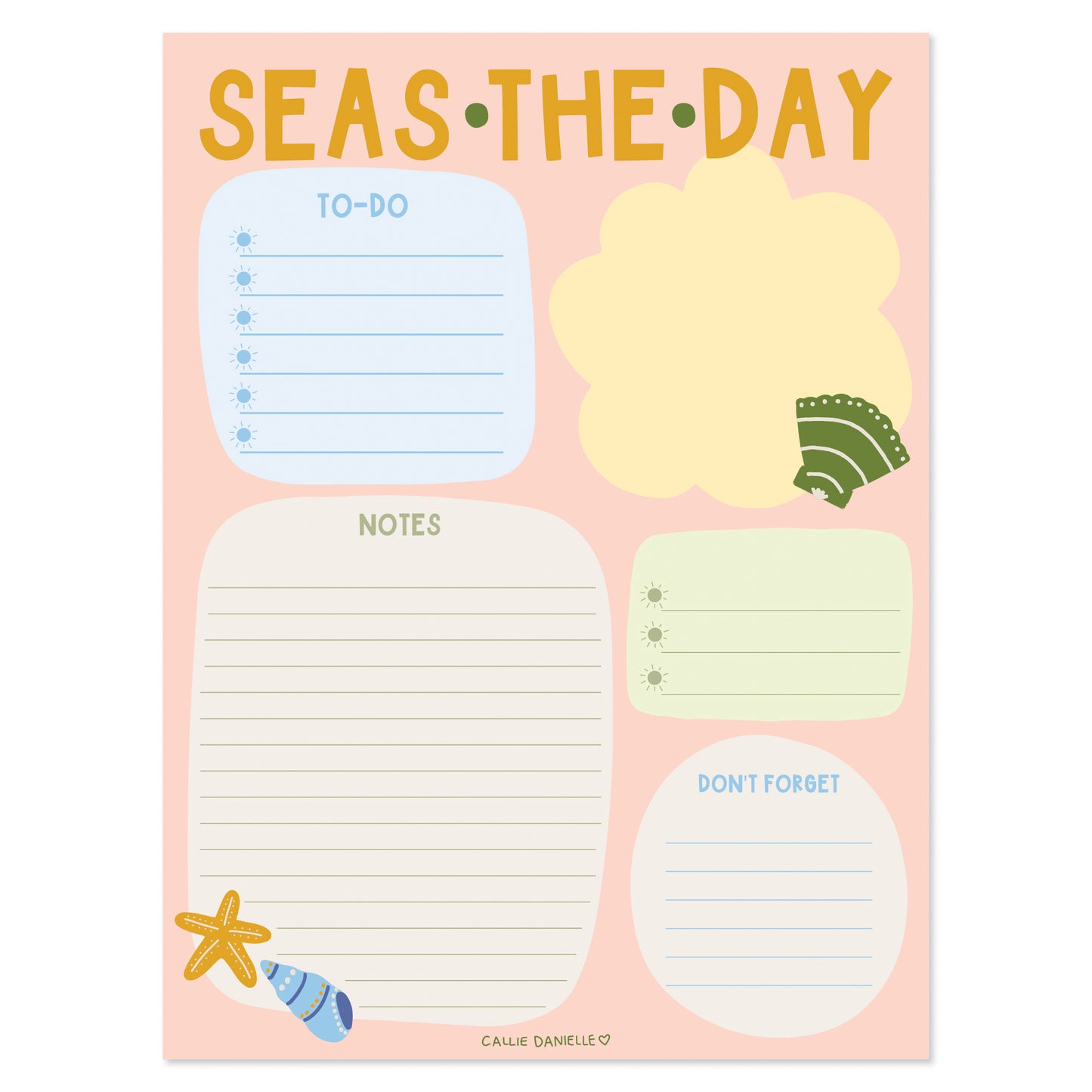 Seas The Day 6×8 Notepad