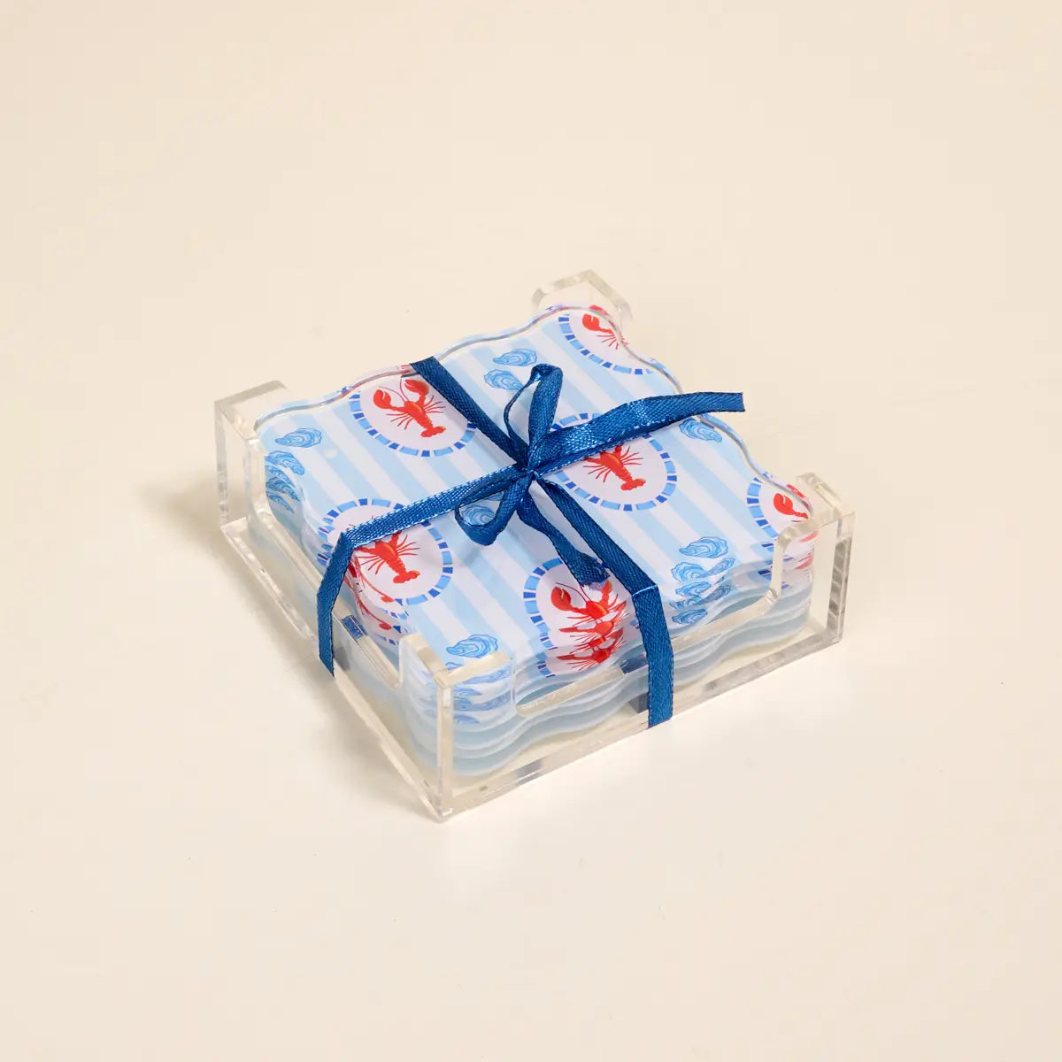 Table Talk Acrylic Coaster Set-Harbor House
