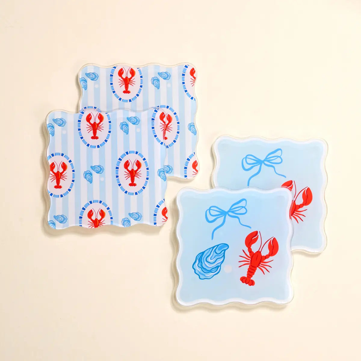 Table Talk Acrylic Coaster Set-Harbor House