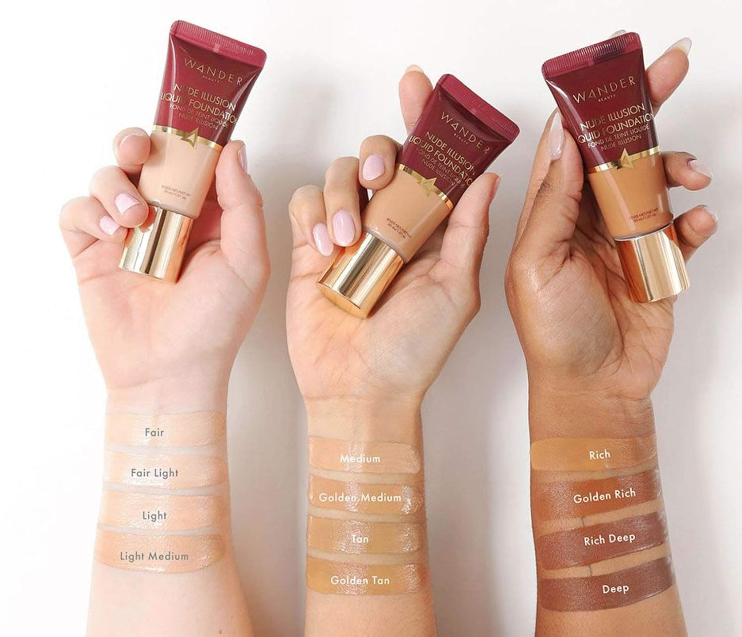 Nude Illusion Liquid Foundation - Rich Deep