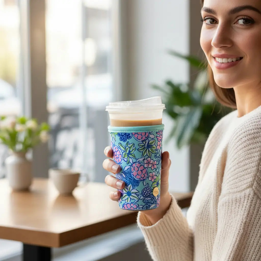 Sip Savvy Drink Sleeve–Large–Coastal Cove