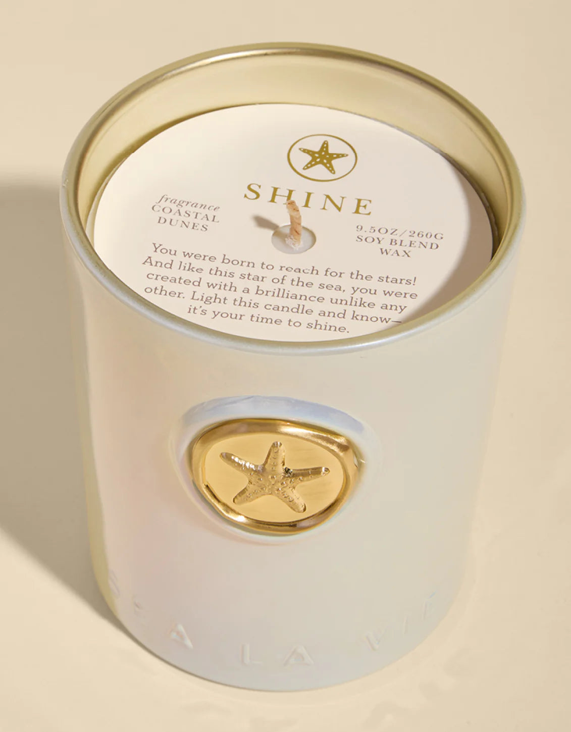 Sea La Vie Shine Starfish Candle No. 02
