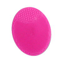 SILICONE CLEANSING PAD - DARK PINK