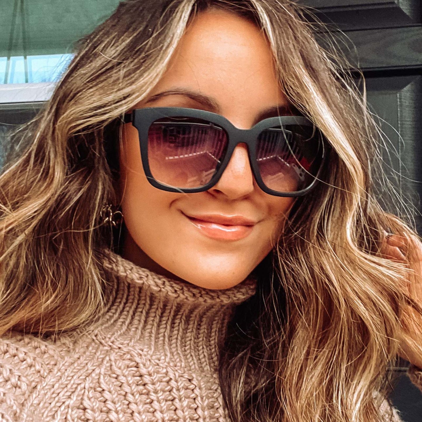 Hailey Sunglasses - Matte Black