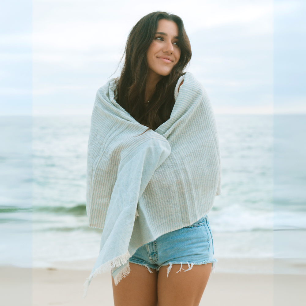 The Upcycled Denim Scarf
