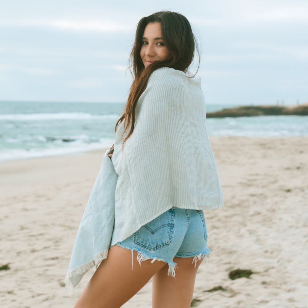 The Upcycled Denim Scarf