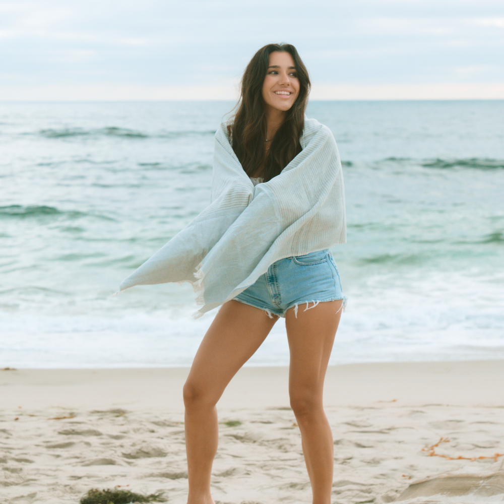 The Upcycled Denim Scarf