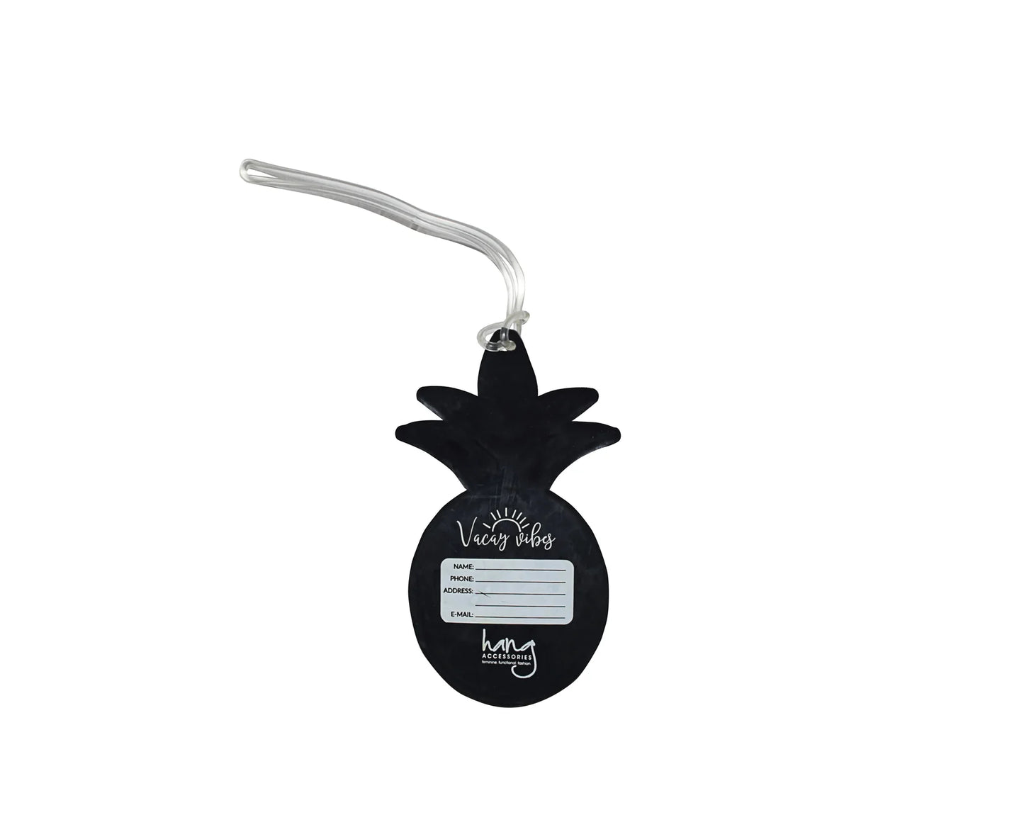 Silicone Luggage Tag - Pineapple