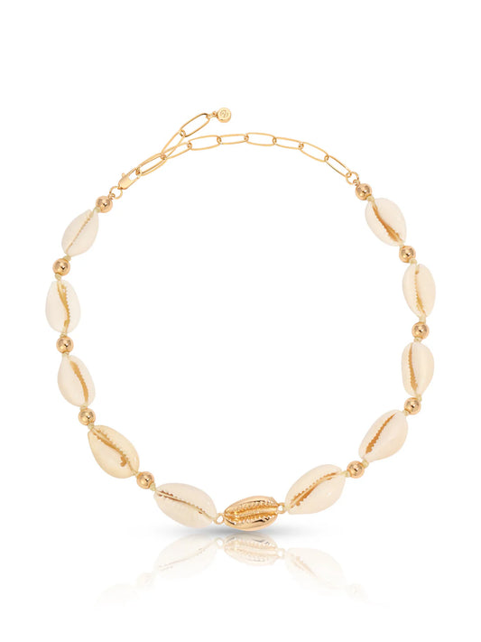 Out to Sea Cowrie Shell Necklace