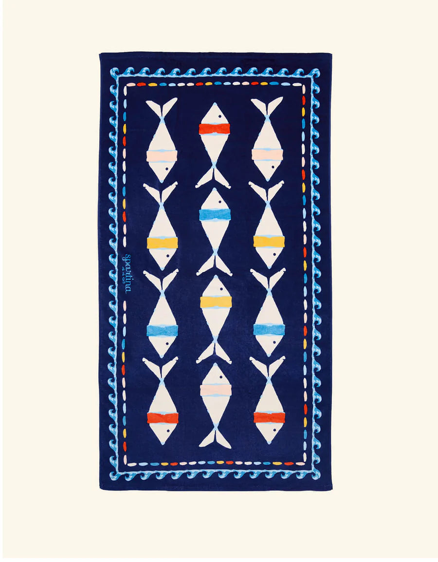 Beach Towel Flagler Resort Fish