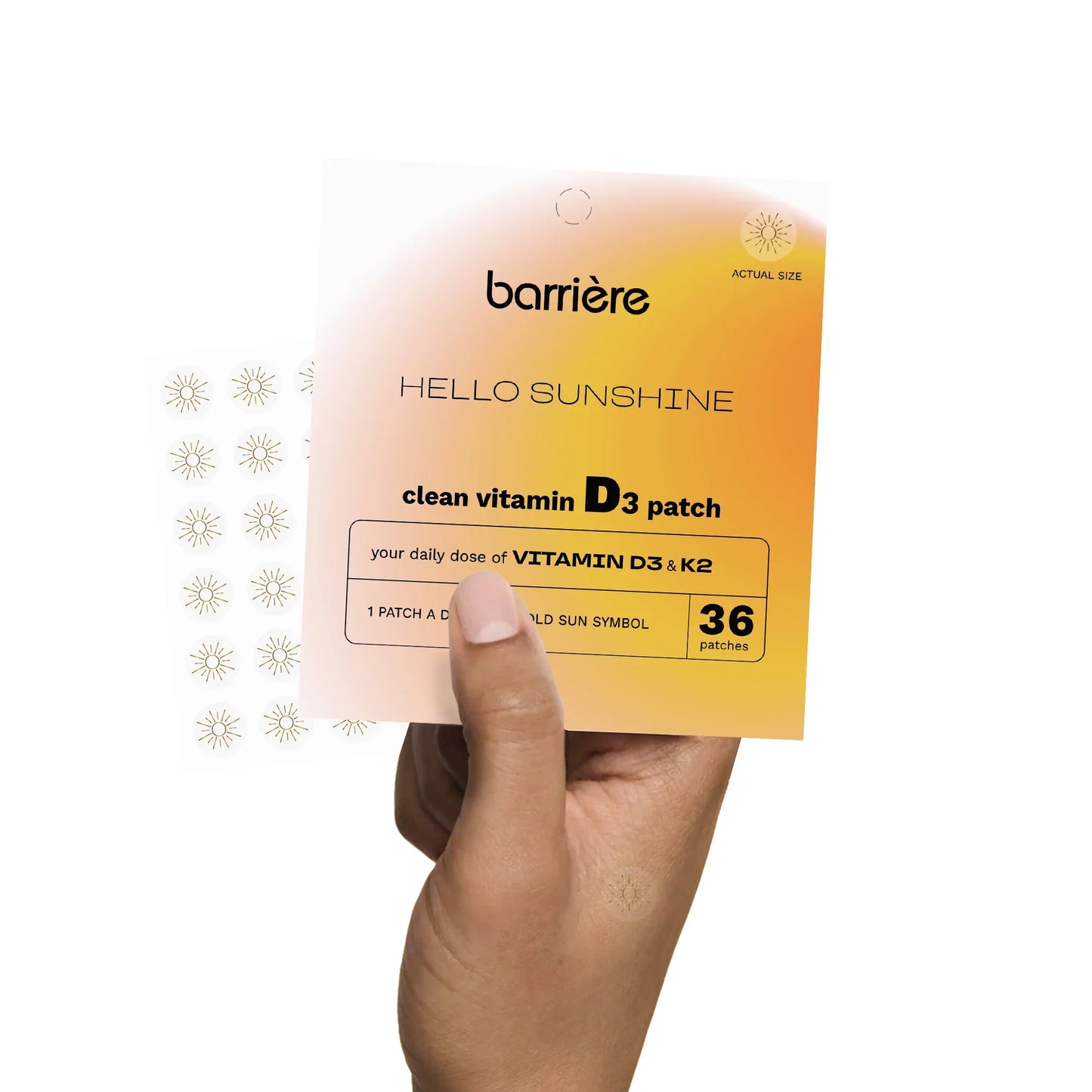 Hello Sunshine - Vitamin D Patch - Gold