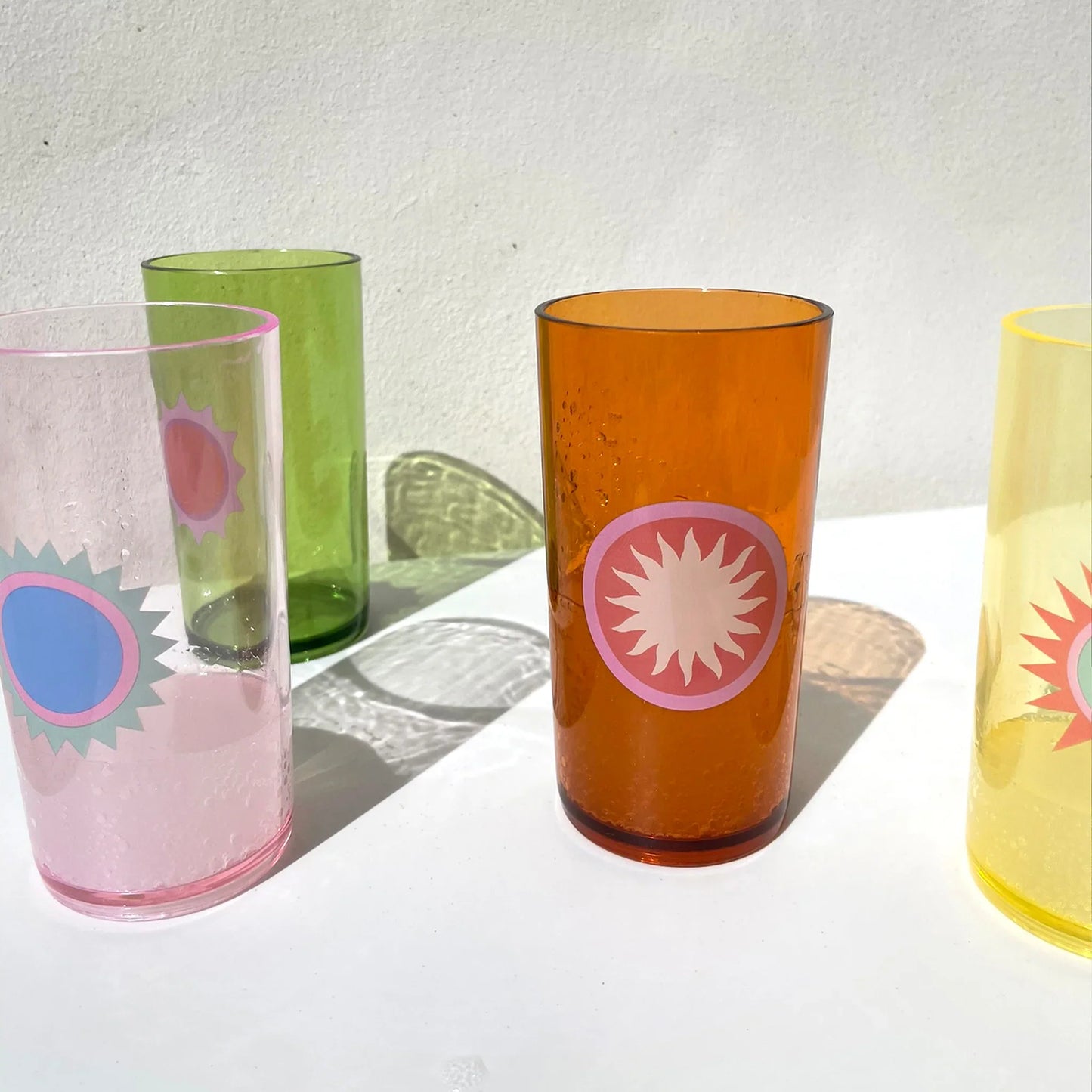 Poolside Tall Tumbler 4 Pack - Rio Sun Multi