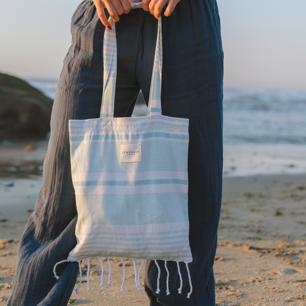 The Blue Stripe Bag