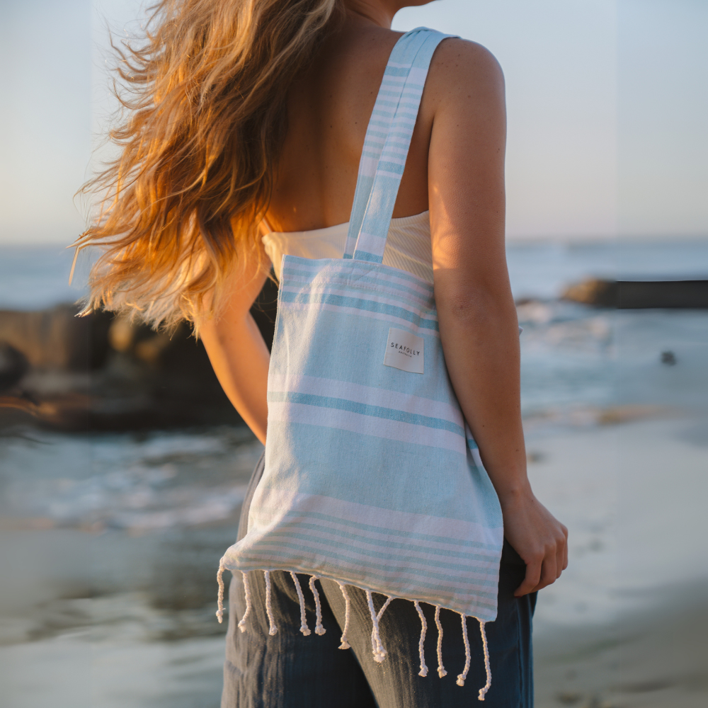The Blue Stripe Bag