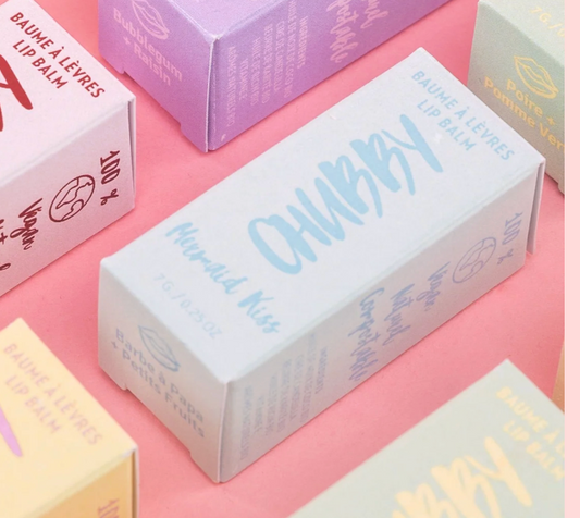 Chubby Lip Balm - Mermaid Kiss (Cotton Candy & Berries)