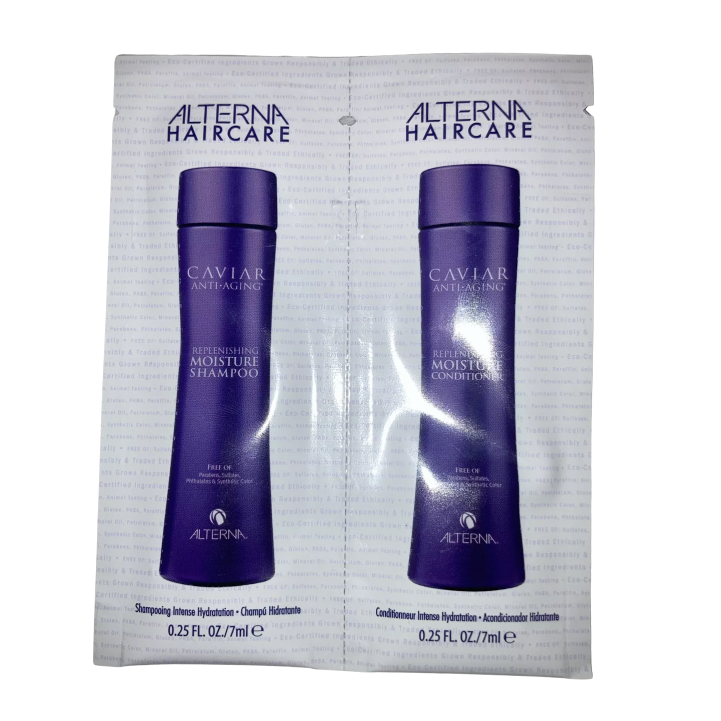 CAVIAR Anti-Aging Replenishing Moisture Shampoo + Conditioner Packette