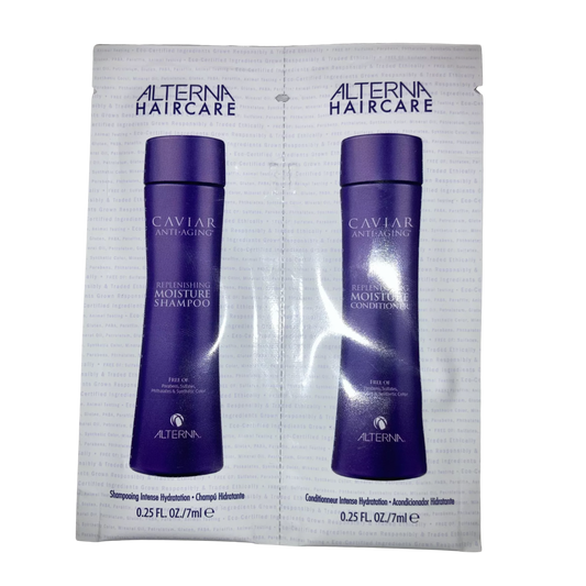 CAVIAR Anti-Aging Replenishing Moisture Shampoo + Conditioner Packette