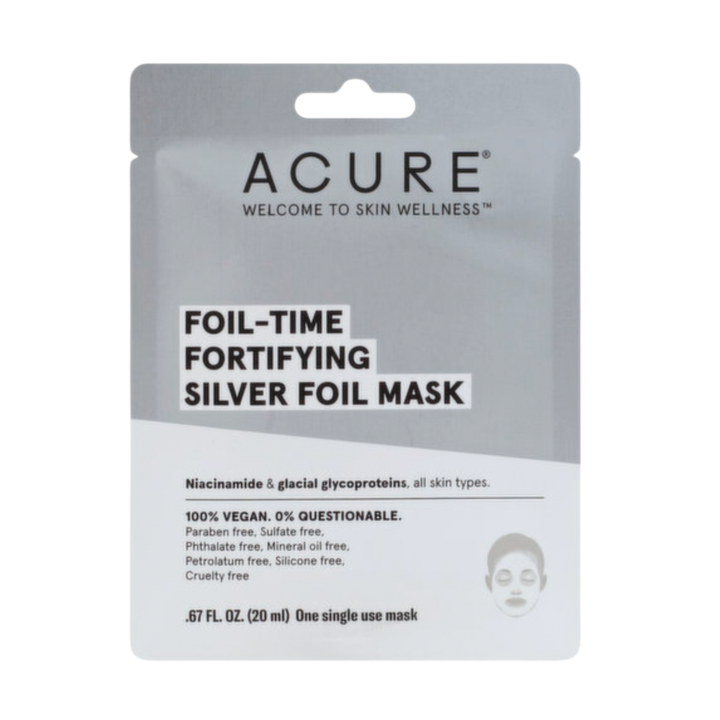 Foil Time Fortifying Silver Foil Mask