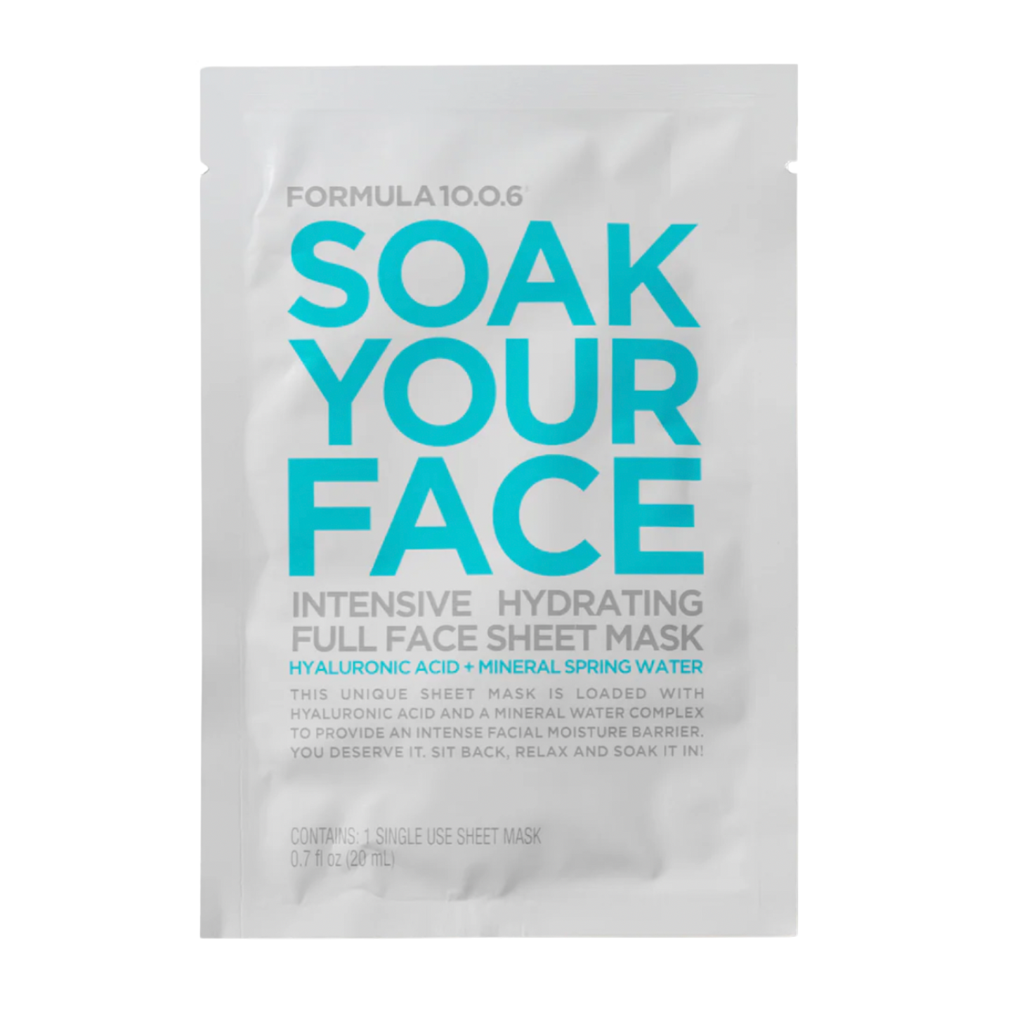 Soak Your Face Intensive Hydrating Sheet Mask