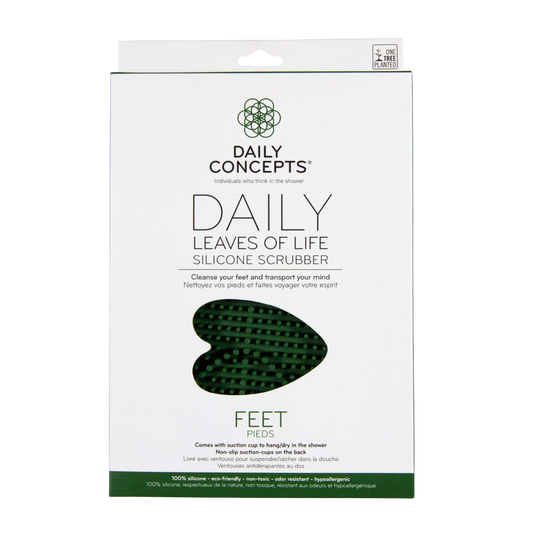 Daily Leaves of Life Silicone Foot Scrubber