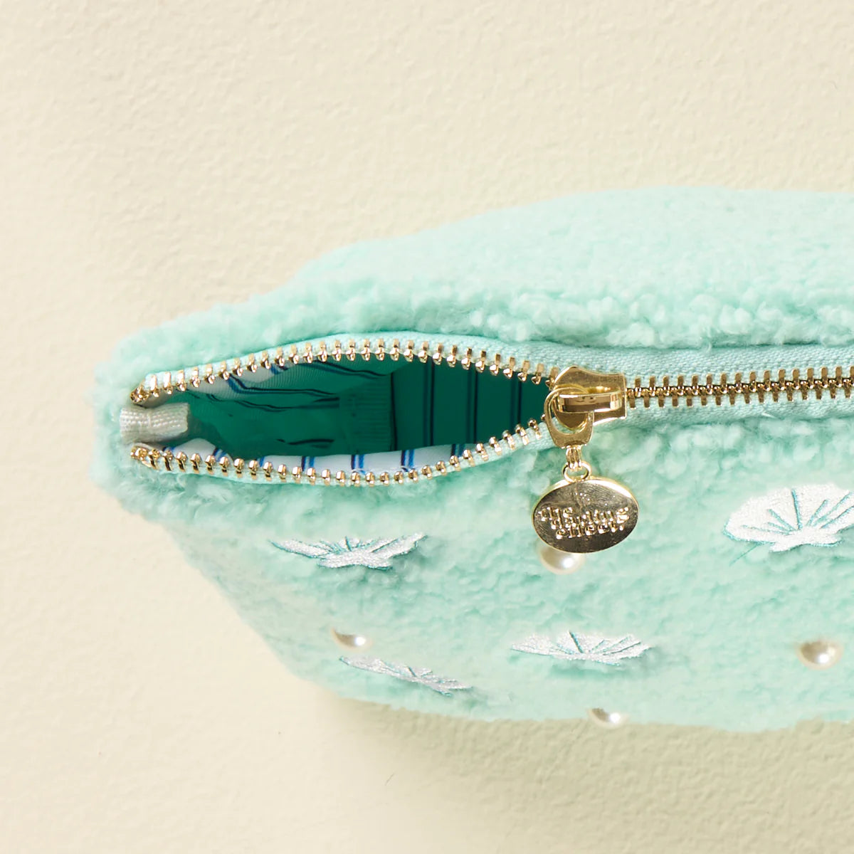 Teddy Pouch - Seashells + Pearls