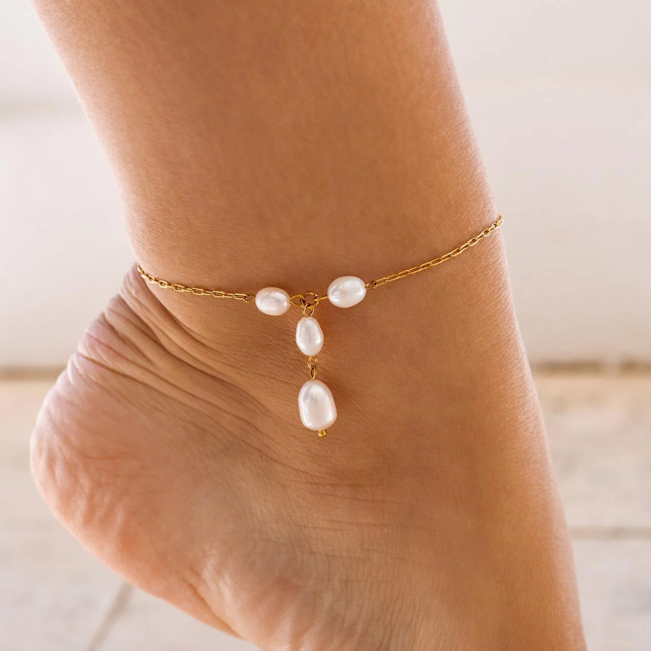 Cascade Anklet - Gold
