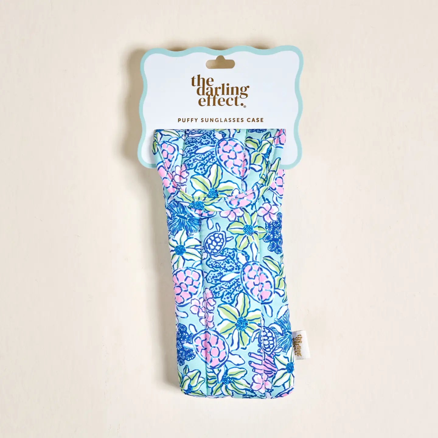 Puffy Sunglasses Case–Coastal Cove