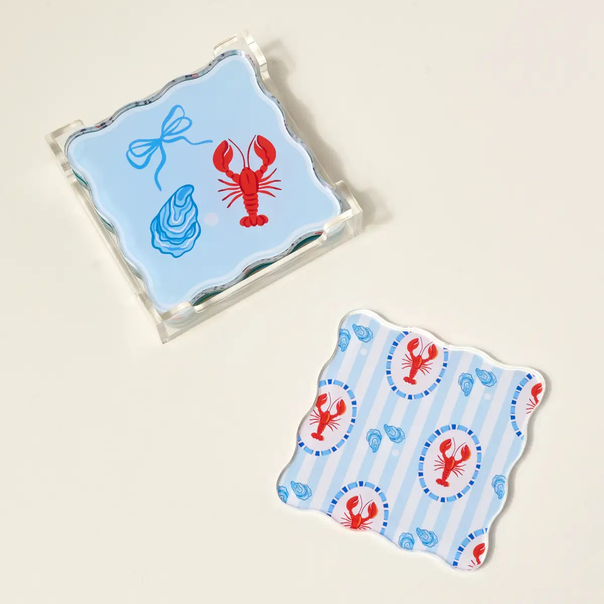 Table Talk Acrylic Coaster Set-Harbor House