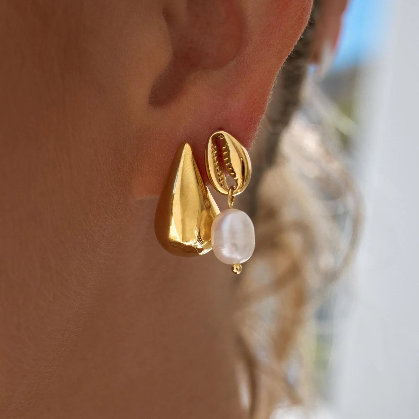 Island Earrings - Gold