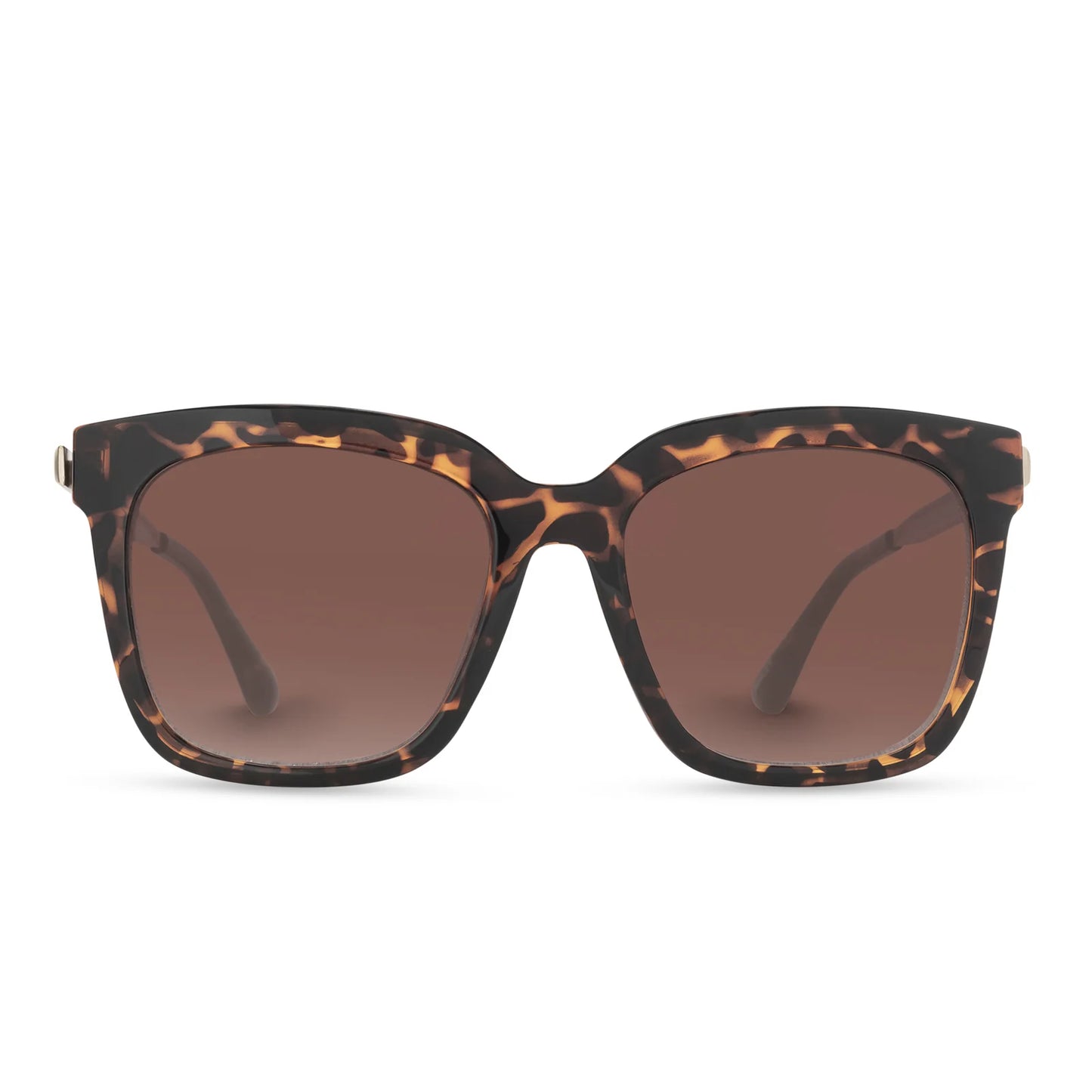 Hailey Sunglasses - Dark Tortoise Brown Gradient