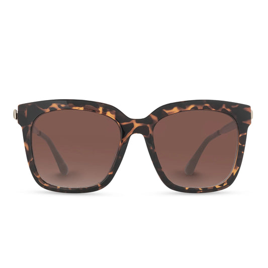 Hailey Sunglasses - Dark Tortoise Brown Gradient